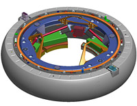 NASA Low Impact Docking System conceptual CAD model (retracted configuration)