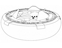 NASA Docking System CAD model – IDSS compliant; retracted position